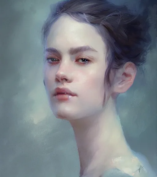 Prompt: natali portman, portrait, illustration, rim light, top light, perfectly shaded, spring time, slight overcast lighting, soft painting, art by krenz cushart and wenjun lin