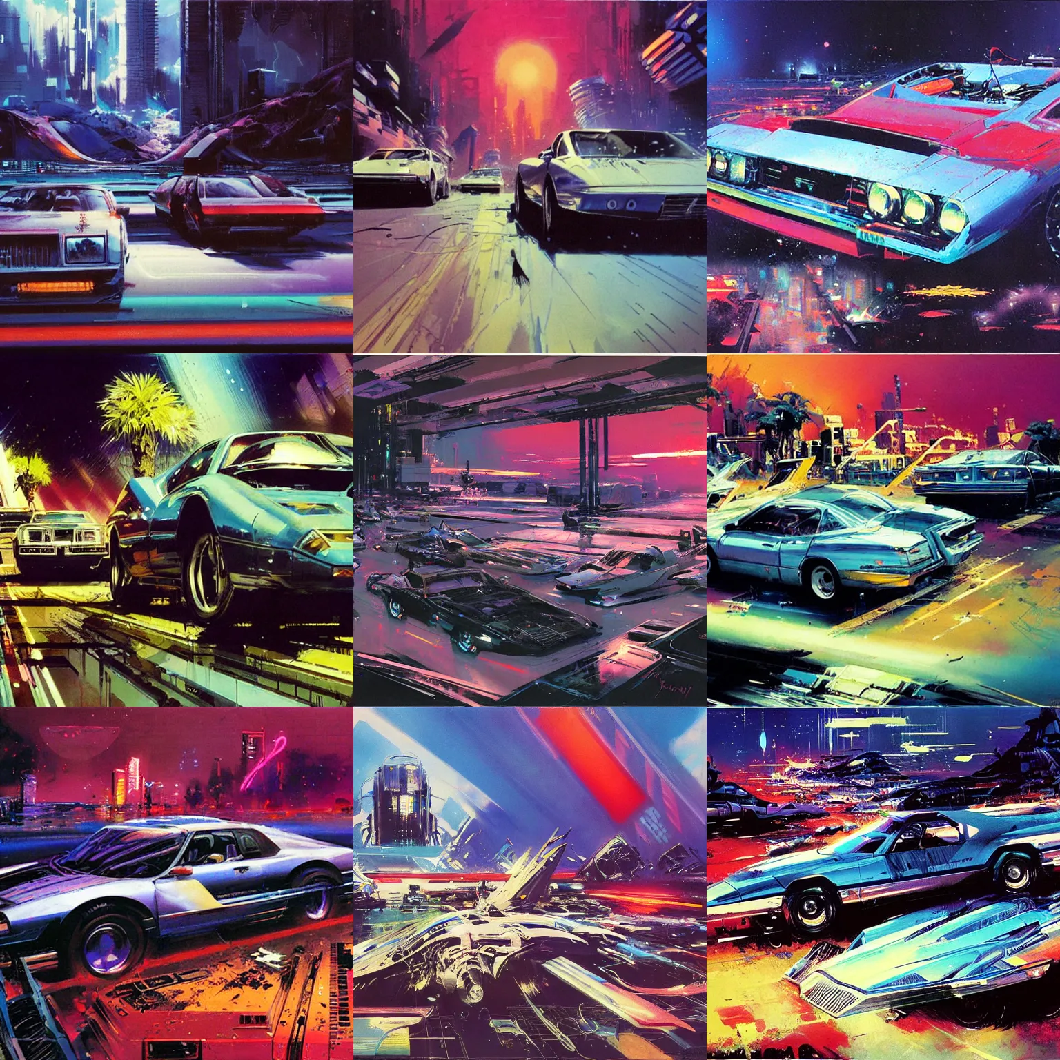 Prompt: synthwave, by john berkey