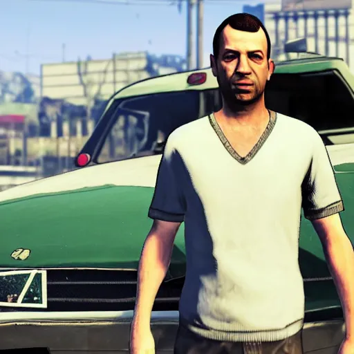 Image similar to Andrew Tate in GTA 5