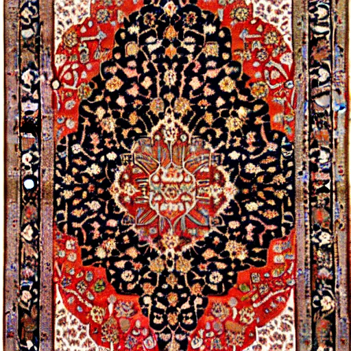 Image similar to persian rug with mango ornament