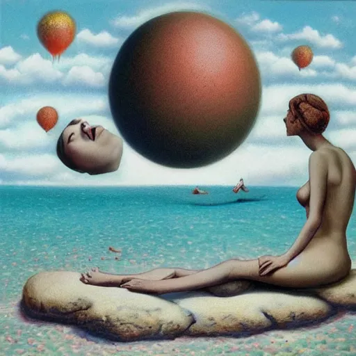 Image similar to bliss, surrealism