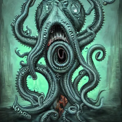 Prompt: lovecraftian horror beyond comprehension