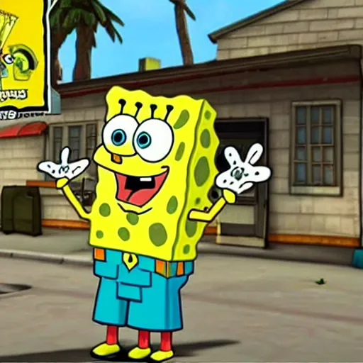 Image similar to spongebob in gta san andreas