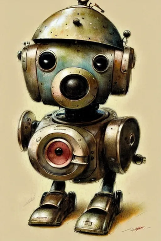 Image similar to (((((1950s retro robot dog . muted colors.))))) by Jean-Baptiste Monge !!!!!!!!!!!!!!!!!!!!!!!!!!!