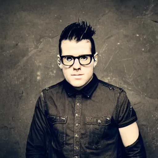 Image similar to Dustin Bates from Starset