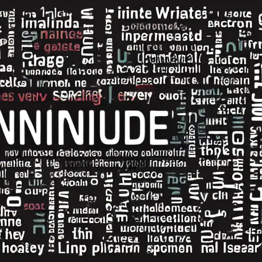 Image similar to wordle game infinite surreal screenshot