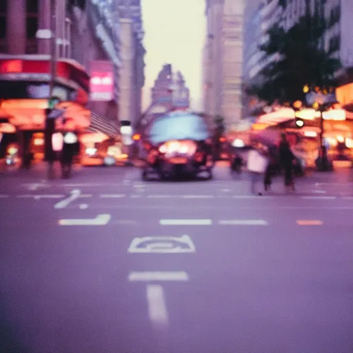 Prompt: photo of minion walking on busy street, cinestill, 8 0 0 t, 3 5 mm, full - hd