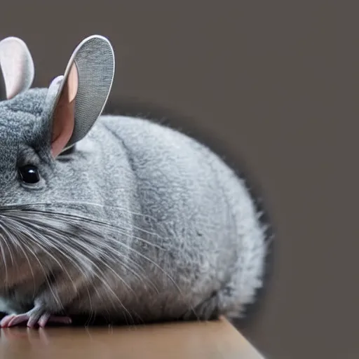 Image similar to a Chinchilla dressed up in a business suit