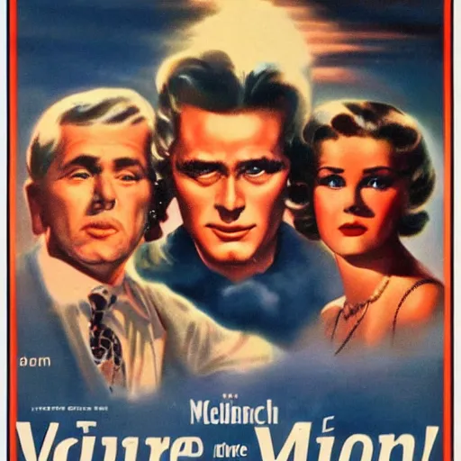 Prompt: vintage movie poster, surreal,