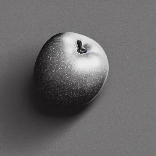 Image similar to centered hyper-realistic single piece of fruit, gray background