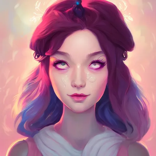 Image similar to a portrait of lilly, art by lois van baarle and loish and ross tran and rossdraws and sam yang and samdoesarts and artgerm and saruei and disney and wlop, digital art, highly detailed, intricate, sharp focus, trending on artstation hq, deviantart, unreal engine 5, 4 k uhd image