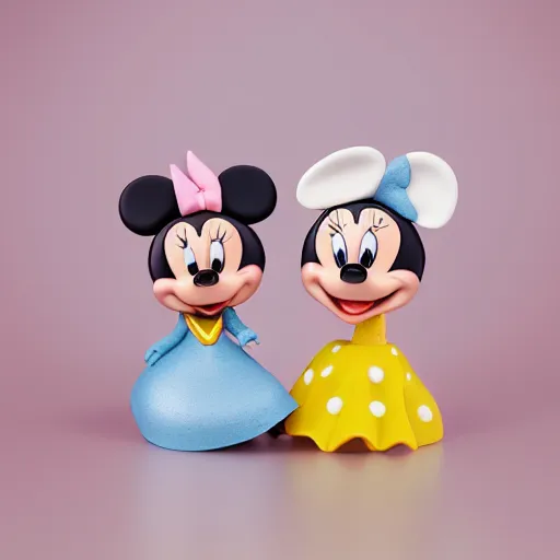 Prompt: product photograph of cute disney cake toppers for babies, octane render, hyper realistic, cute, kawaii, toys, plastic, vinyl, 8 k, white background,