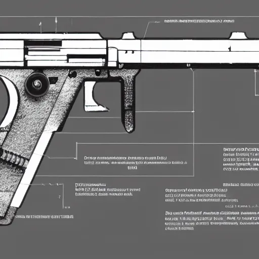 Prompt: direct energy weapon, emr, technical drawing