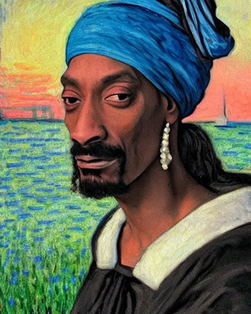 Snoop dogg girl deals with the pearl earring