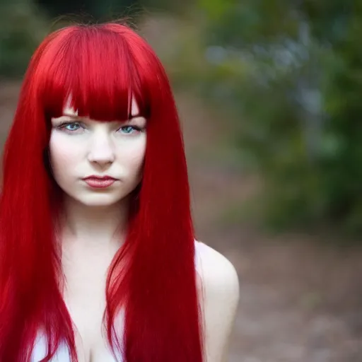 Image similar to girl with red hair