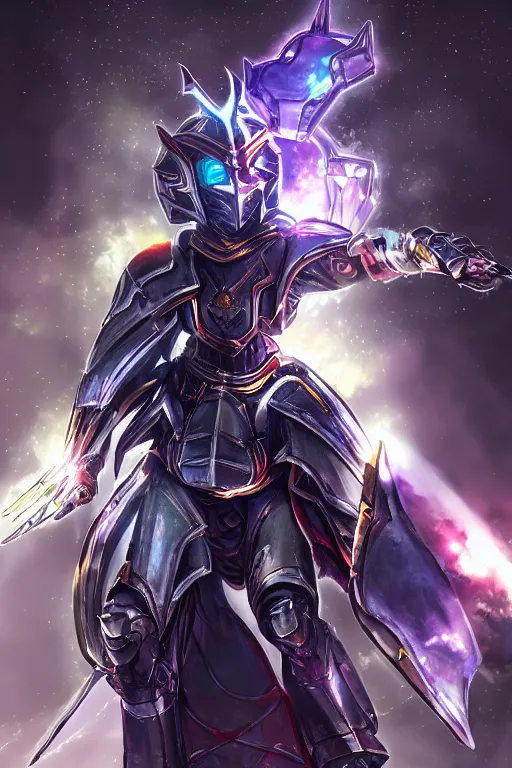 Image similar to helmet armor guardian destiny in witch queen illumination ray tracing hdr fanart arstation by sung choi robot ninja mask and eric pfeiffer and gabriel garza and casper konefal