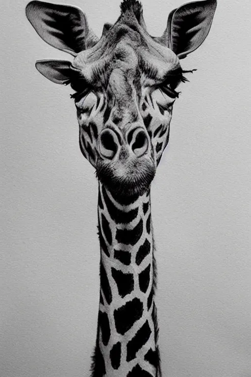 Image similar to giraffe, agnes cecile, beautiful