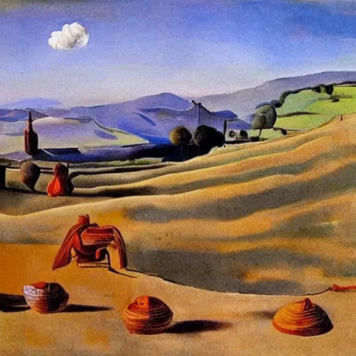 Image similar to spanish countryside salvador dali