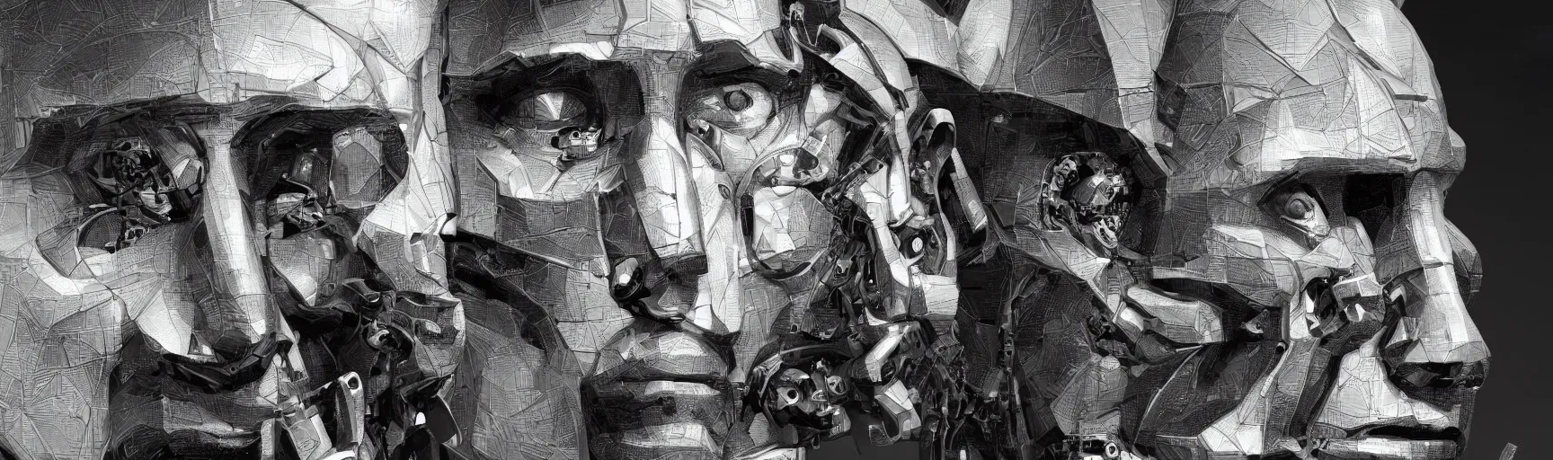 Prompt: hyperrealistic mixed media portrait of a Robot of Vladimir Putin forward angle, stunning 3d render inspired art by P. Craig Russell and Barry Windsor-Smith + perfect facial symmetry + dim volumetric lighting, 8k octane beautifully detailed render, post-processing, extremely hyperdetailed, intricate futuristic mechanic parts, epic composition, grim yet sparkling atmosphere, cinematic lighting + masterpiece, trending on artstation