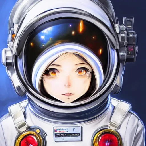 Image similar to a chinchilla in a astronaut suit, 3 d, sci - fi fantasy, intricate, elegant, highly detailed, lifelike, photorealistic, digital painting, artstation, illustration, concept art, sharp focus, art in the style of shigenori soejima