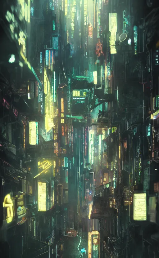 Image similar to the other world Dean Roger, Photo, 4k,octane render, photorealism, concept art, deviant art, cyberpunk, bladerunner High definition, ultra realistic, 35mm