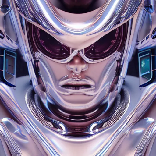 Prompt: futuristic typographic composition, chrome, hajime sorayama, octane render, hyper detailed, 4 k