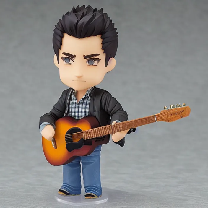 Prompt: John Mayer, An anime Nendoroid of John Mayer, figurine, detailed product photo