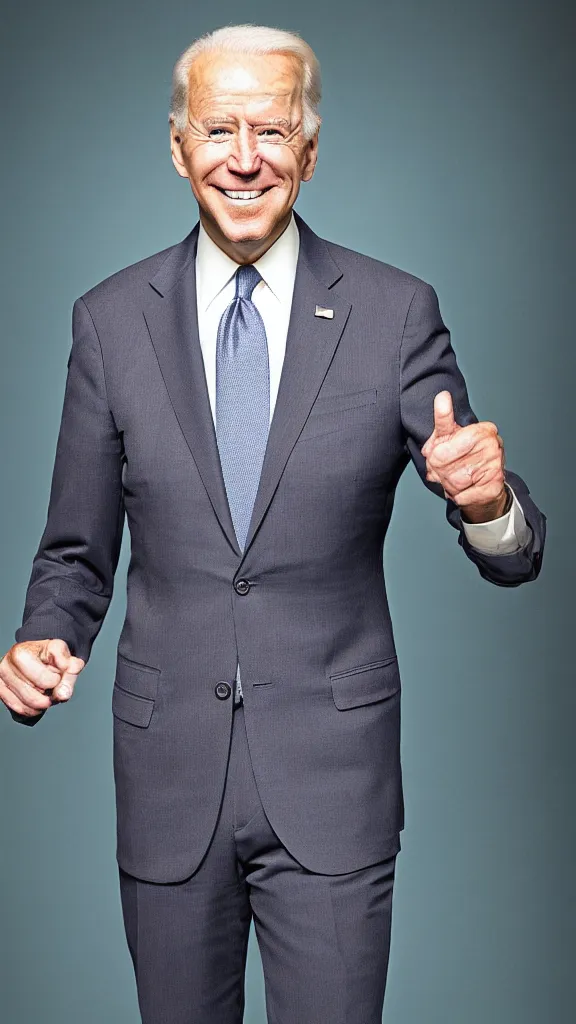 Image similar to Joe Biden as senator Armstrong, full body portrait