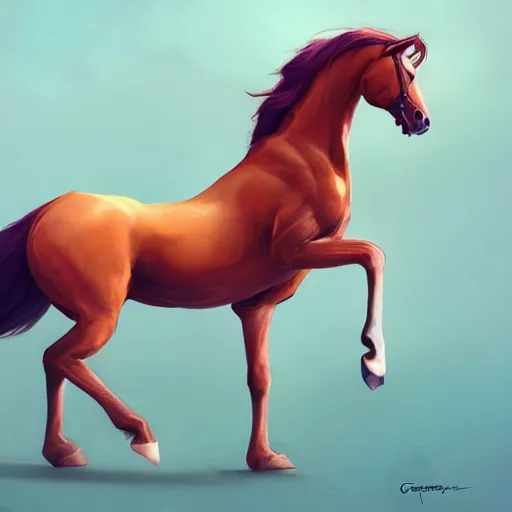 Prompt: concept art of anthropomorphic horse wearing a coat, digital art, photo realistic, highly detailed, art by george stubbs, anton fadeev, james gurney, ilya kuvshinov