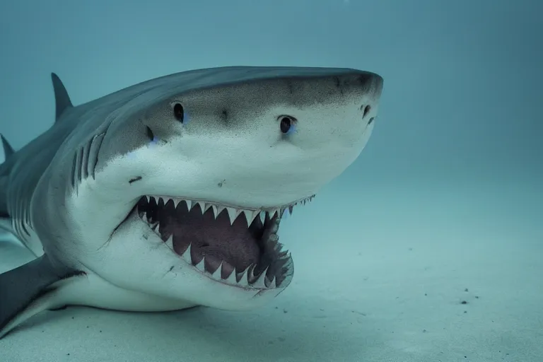 Prompt: a shark crocodile!!! hybrid! hyper realistic!! realistic lighting!! wildlife photographer of the year!!! bold natural colors, national geographic, hd, wide angle, 8 k