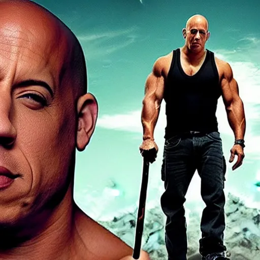 Image similar to the peepee poopoo man starring vin diesel