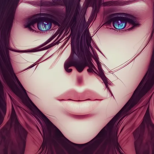 Image similar to mind crush, beautiful, detailed symmetrical close up portrait, intricate complexity, in the style of artgerm and ilya kuvshinov, cel shaded