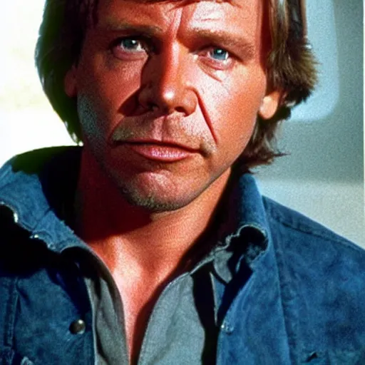 Image similar to mark hamill mixed with harrison ford