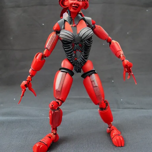 Image similar to maya angelou cosplay boston dynamics, stop motion vinyl action figure, plastic, toy, butcher billy style