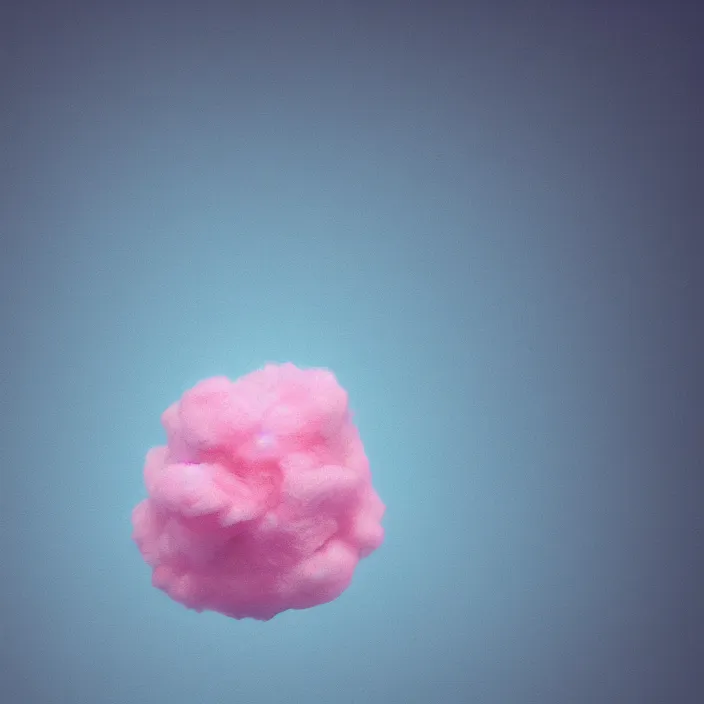 Prompt: A photorealistic image of a cotton candy fruit, cloudy substance, Trending on arstation, 8k quality