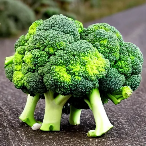 Prompt: the fusion between a broccoli and a sheep, broccoli sheep