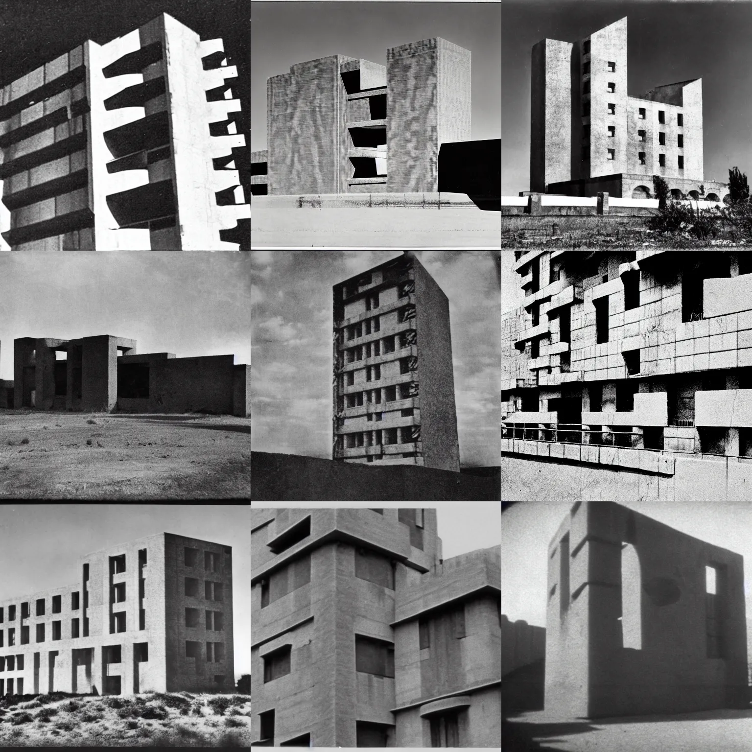 Prompt: a rizom lost film footage of tribalbrutalist object / film still / cinematic / enhanced / 1 9 0 0 s / black and white / grain