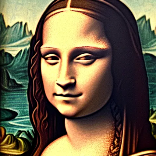 Image similar to Emma watson as the Mona Lisa by Leonardo da Vinci