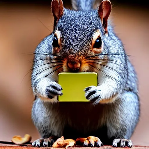 Image similar to squirrel holding a computer mouse