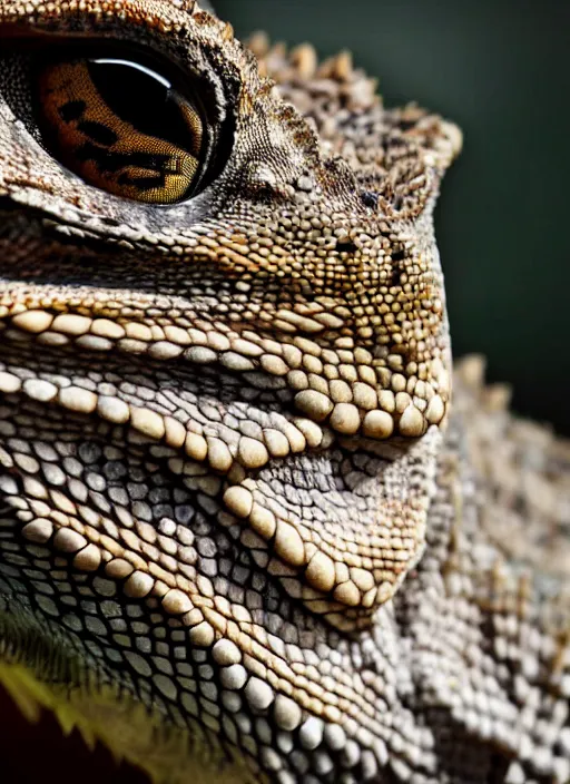 Image similar to dslr portrait still of a bearded dragon wearing a tuxedo, 8 k 8 5 mm f 1. 4