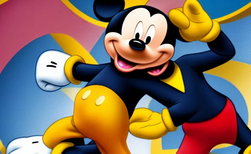 Prompt: Mickey Mouse in Star Trek, 4K UHD