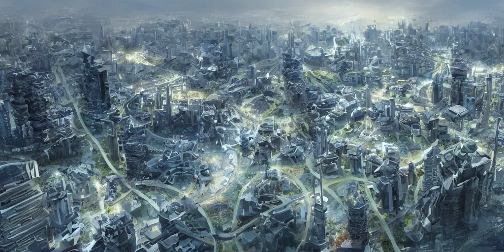 Image similar to Islamic futuristic city