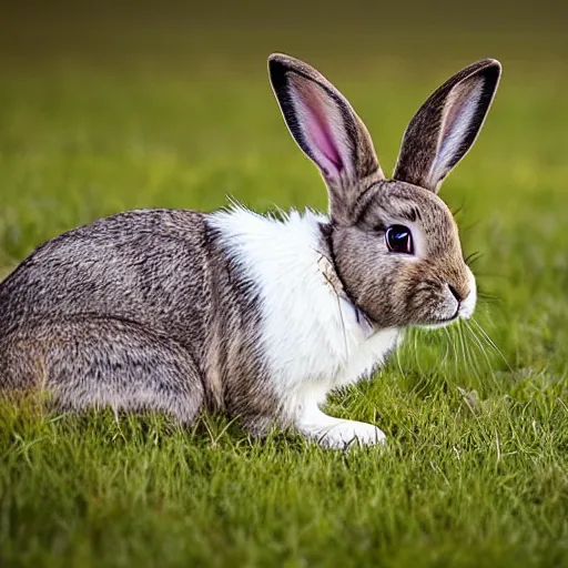 Image similar to a floppy - eared bunny - dog, wildlife photography