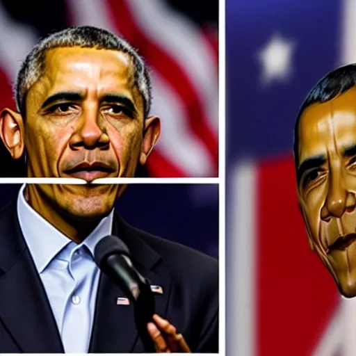 Image similar to Obama with Norwegian skin color, Scandinavian skin color, British skin color