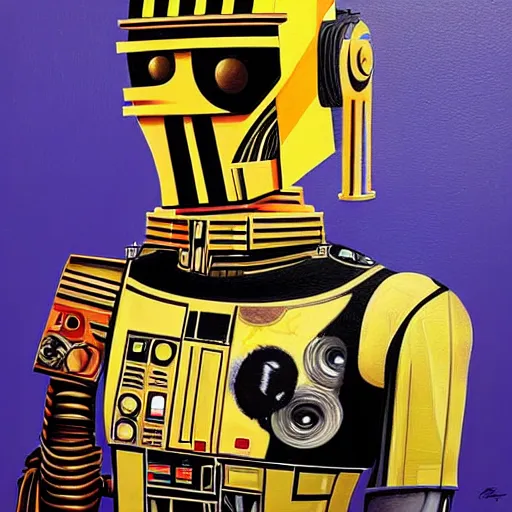 Image similar to painting of c - 3 p 0 by sandra chevrier