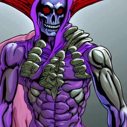 Prompt: skeletor