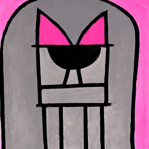Prompt: cat by rufino tamayo