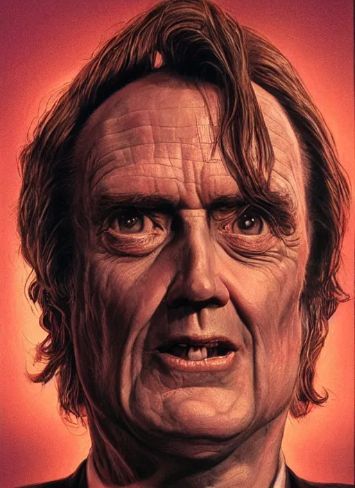 Image similar to portrait of Reverend Kane in Poltergeist II (1986), highly detailed, centered, solid color background, digital painting, artstation, concept art, smooth, sharp focus, illustration, Jason Edmiston, donato giancola, Joseph Christian Leyendecker, Les Edwards, Ed Repka, WLOP, Artgerm