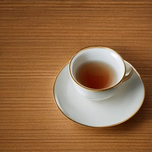 Prompt: HD photo of a tea cup, at Behance