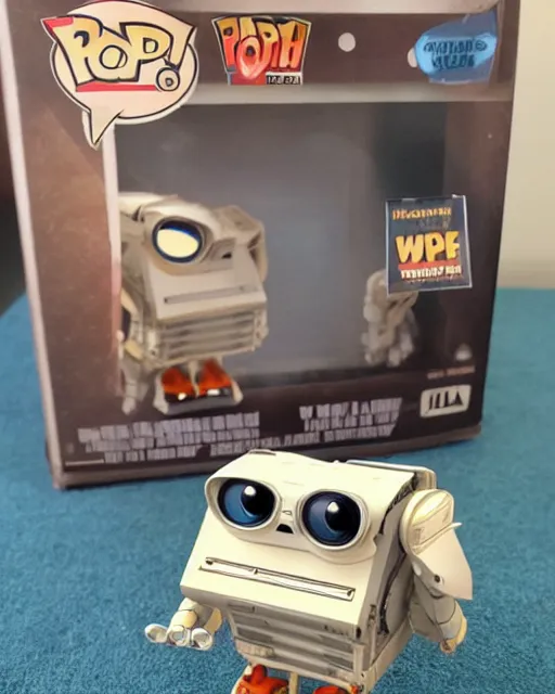 Image similar to Wall-E Funko Pop with package